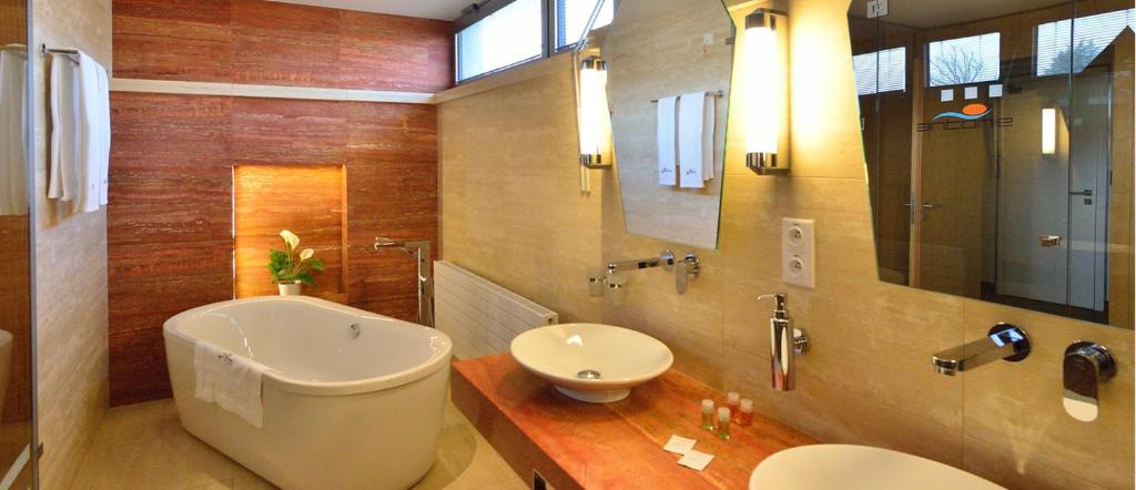 Koupelna v ubytování Antonie Hotel****superior
