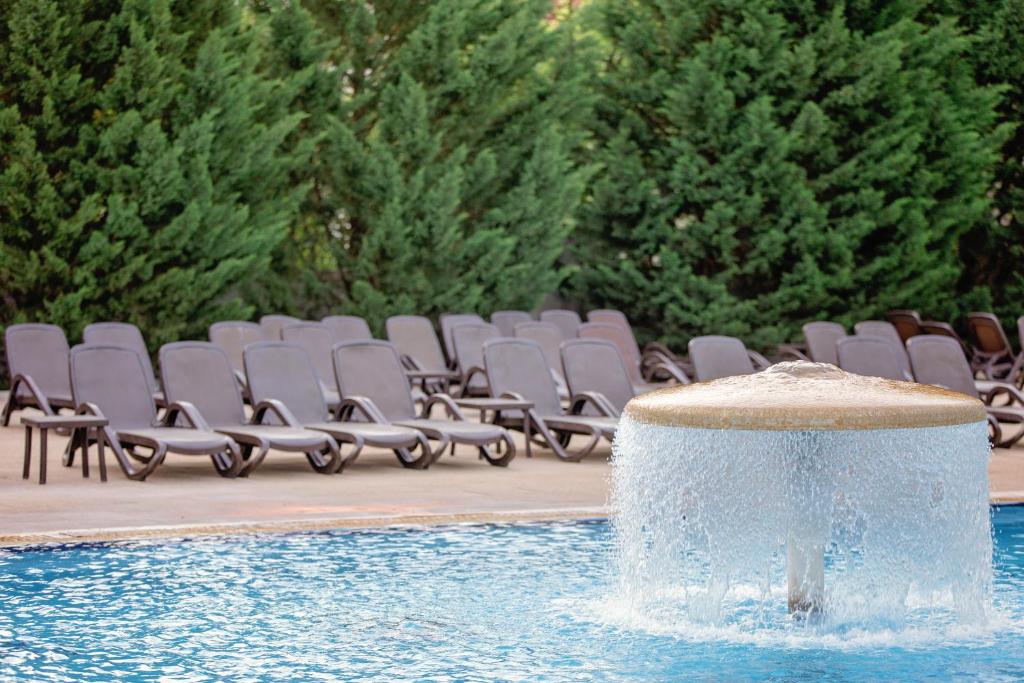 Bazén v ubytování Hotel International nebo v jeho okolí