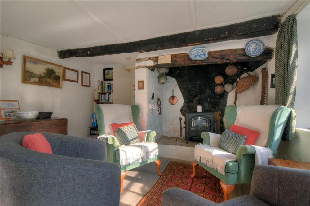 Posezení v ubytování St Gabriels Cottage