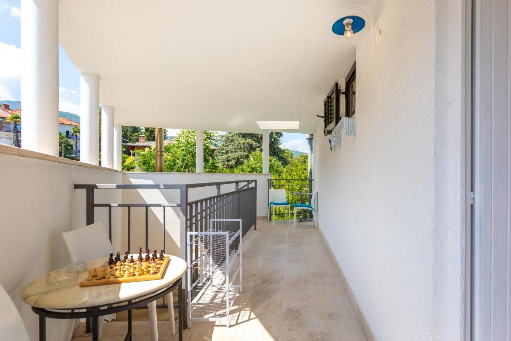 Balkon lub taras w obiekcie Apartment Vita Lovran