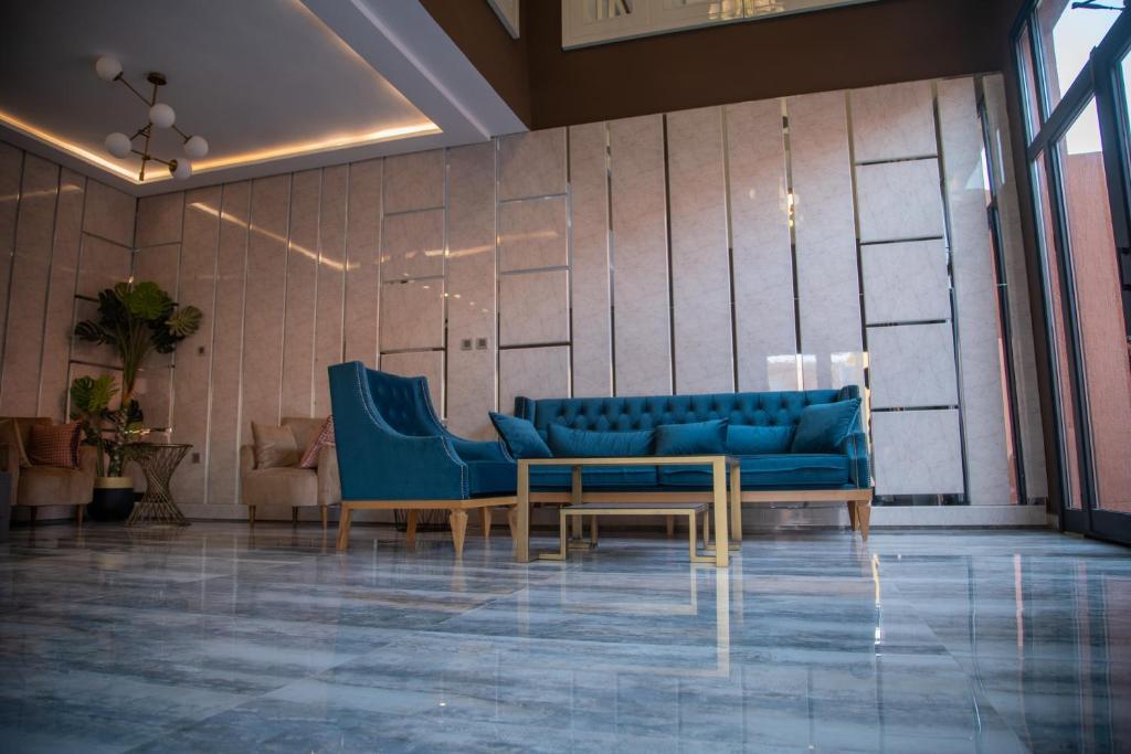 Posezení v ubytování Marrakech - Premium Suite