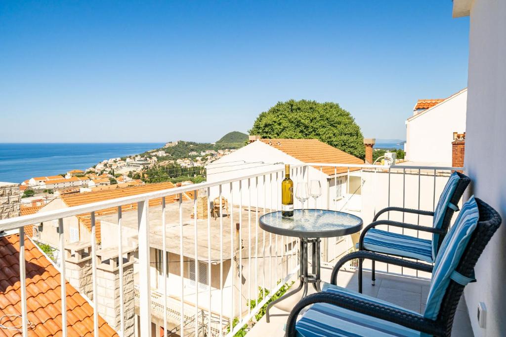 Balkón nebo terasa v ubytování Andelic Sunset Apartments