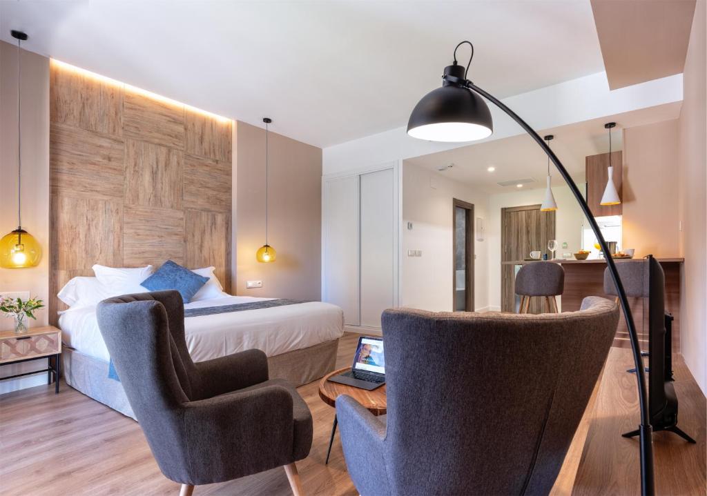 Posezení v ubytování Dauria Suites HA