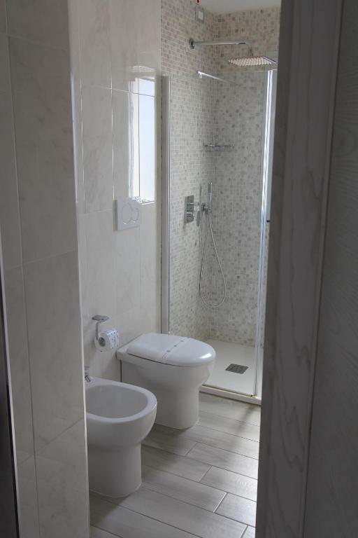Koupelna v ubytování Hotel Paladini