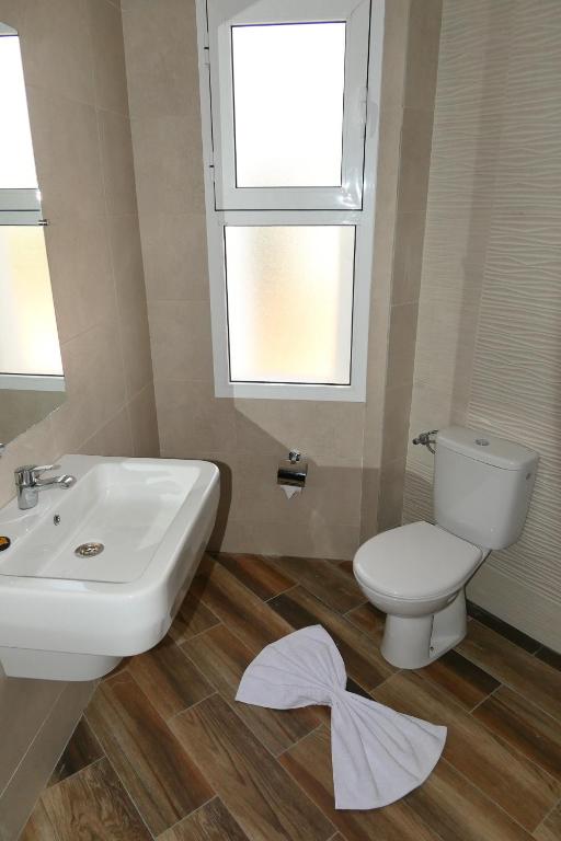 Koupelna v ubytování Hôtel Corail de Cabo