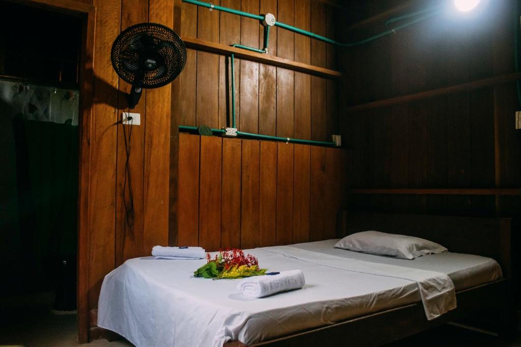Letto o letti in una camera di Posada Hannany