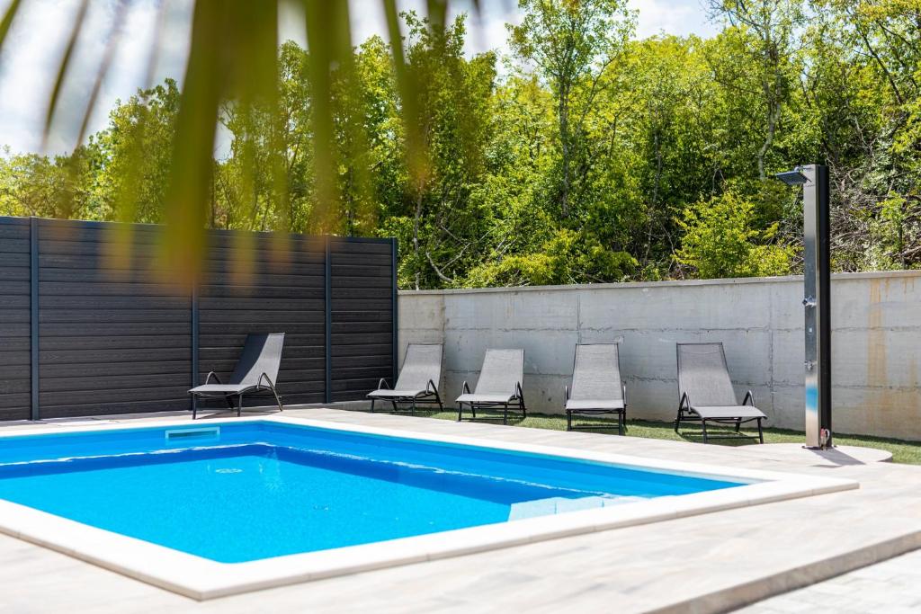 Basen w obiekcie Villa George lub w pobliżu