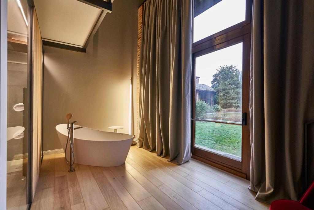 Koupelna v ubytování RELAIS CASCINA ERA
