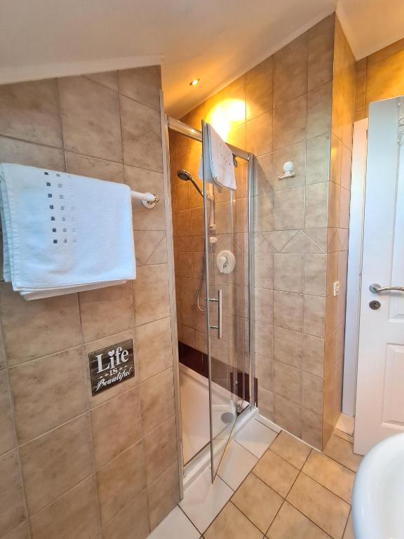 Koupelna v ubytování Apartment Loindl
