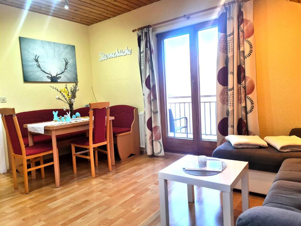 Posezení v ubytování Apartment Loindl