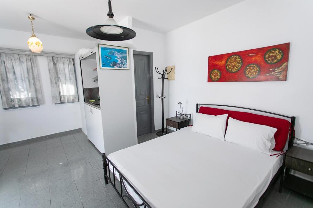 Postel nebo postele na pokoji v ubytování Villa Ilios