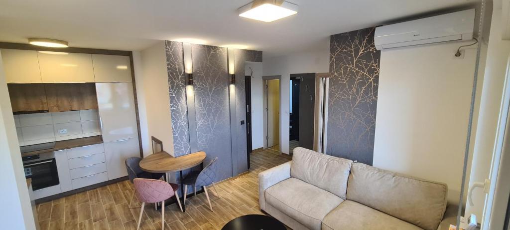 Posezení v ubytování DeLux Center Apartments Inđija