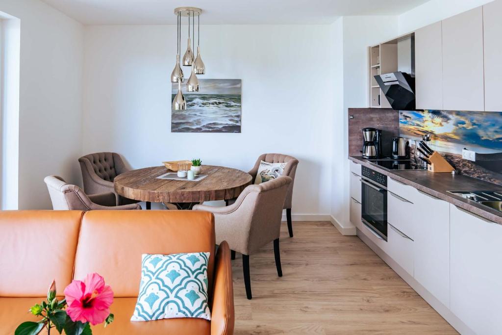 Η κουζίνα ή μικρή κουζίνα στο Zweite Heimat Apartment 2