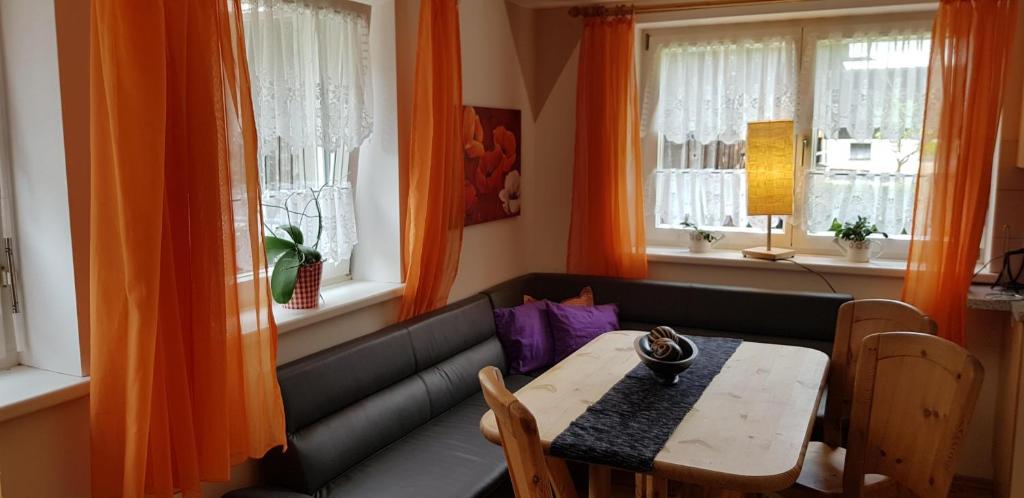 Posezení v ubytování Ferienhaus Alfenz