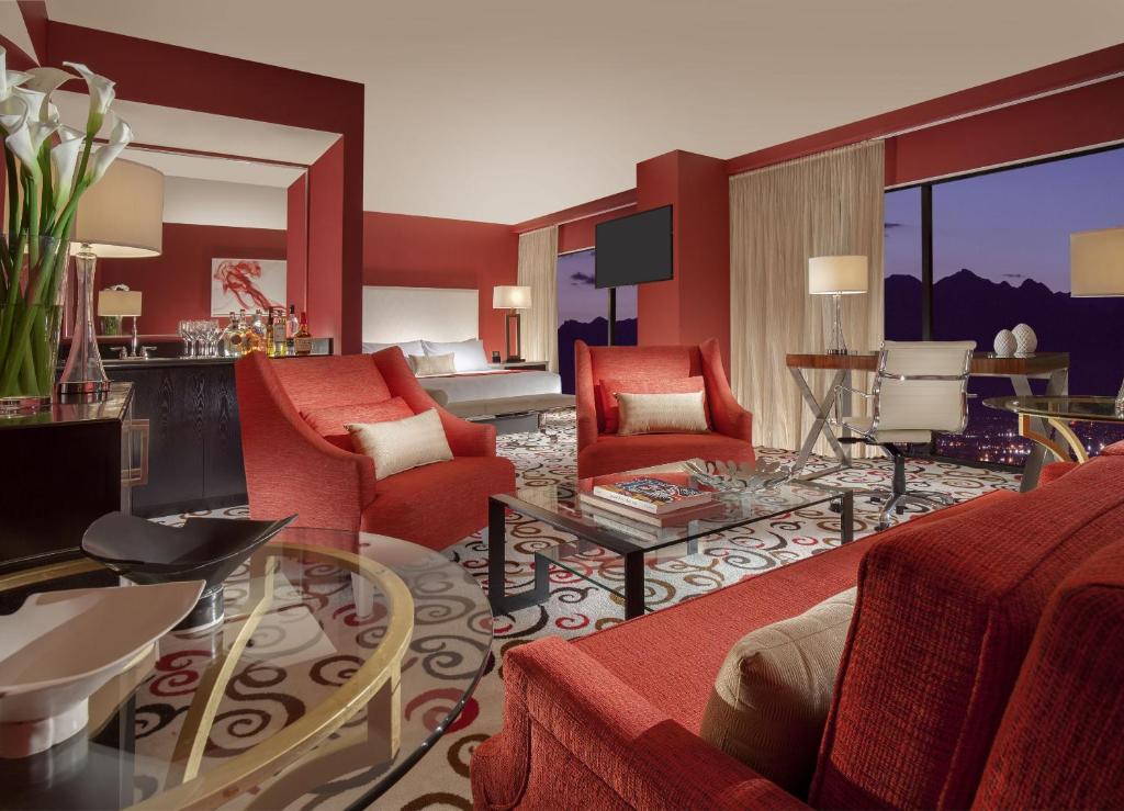 Posezení v ubytování Downtown Grand Hotel & Casino