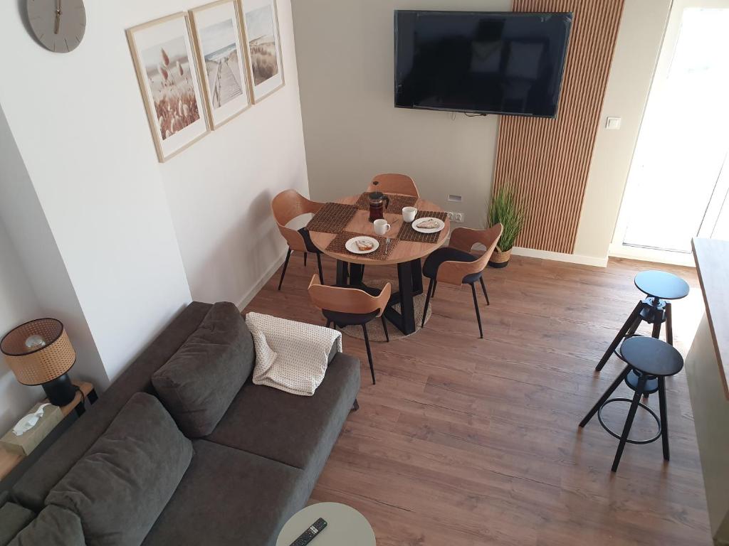 Posezení v ubytování Apartament Piaskowa Duna