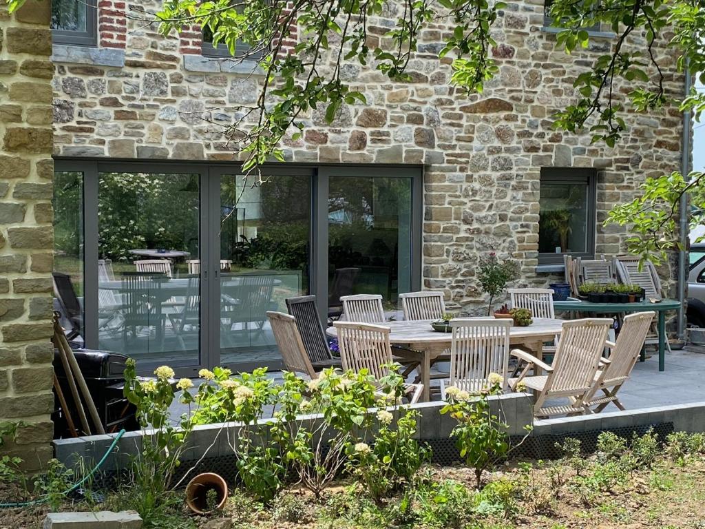Zahrada ubytování B&B l'Aigrin