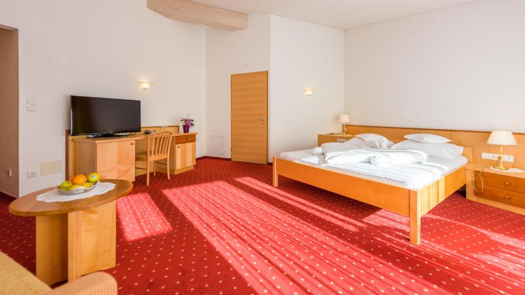 TV a/nebo společenská místnost v ubytování Hotel Julius Payer