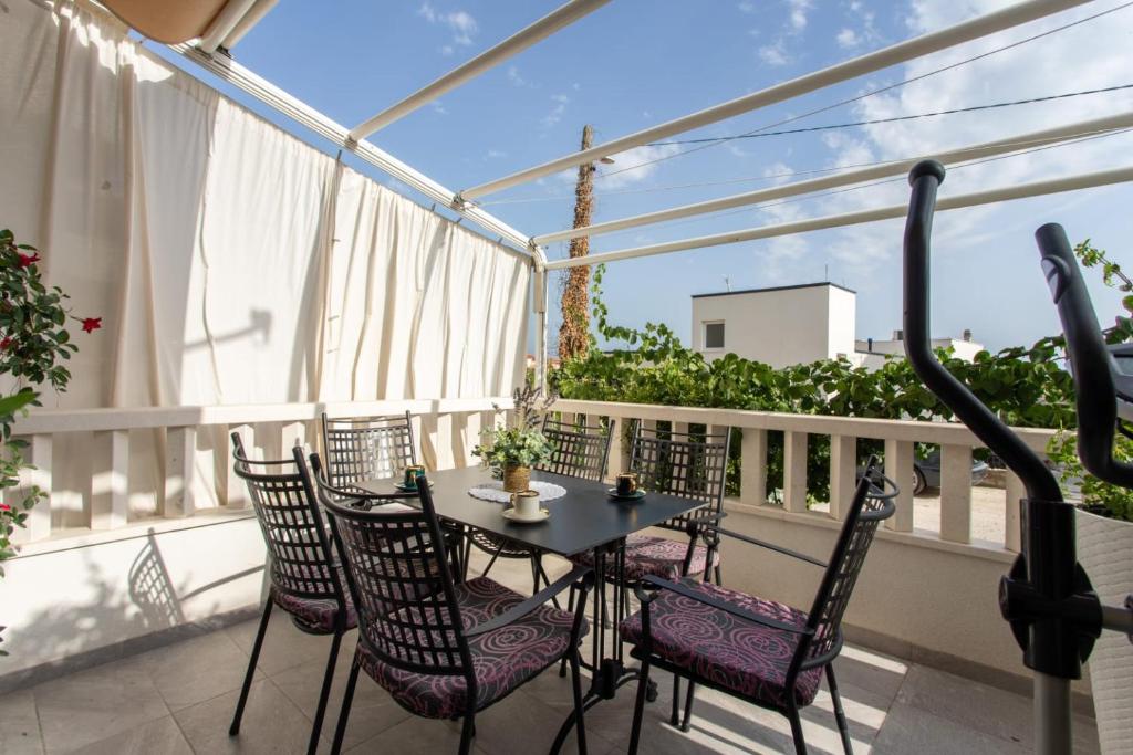 Balkón alebo terasa v ubytovaní Lux apartment Ema