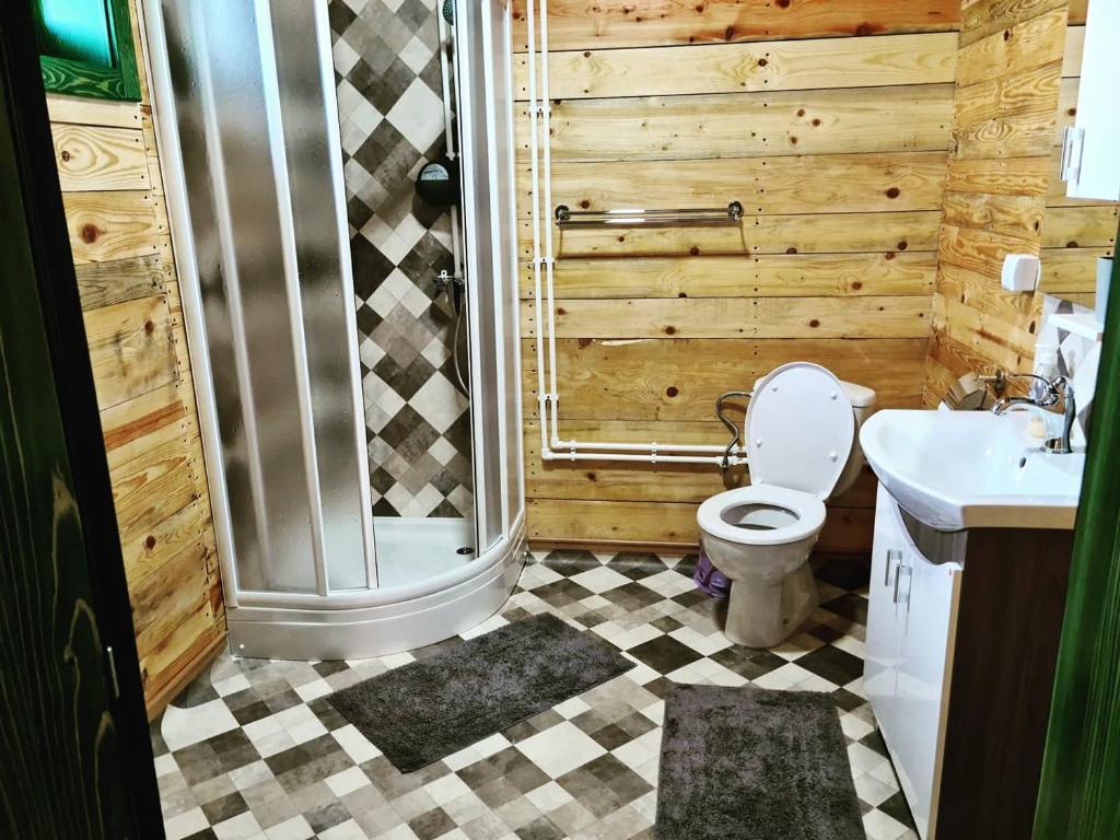 Vonios kambarys apgyvendinimo įstaigoje Country House Sunčev breg