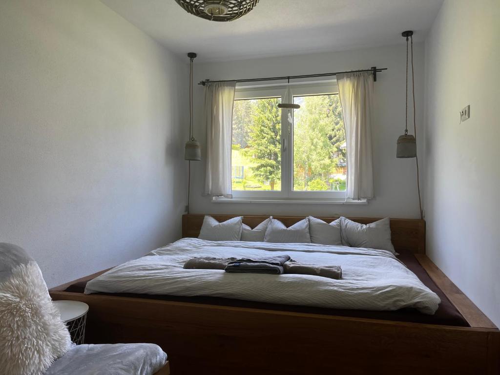 Posteľ alebo postele v izbe v ubytovaní JARA APARTMENT- Ramsau am Dachstein