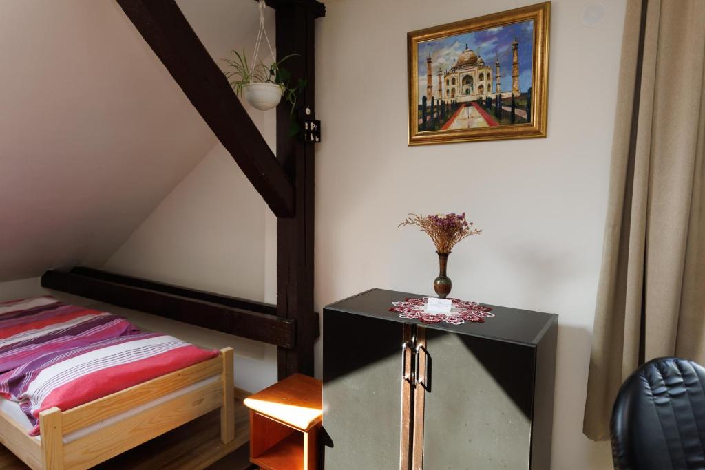 Postel nebo postele na pokoji v ubytování Tatry Liptov