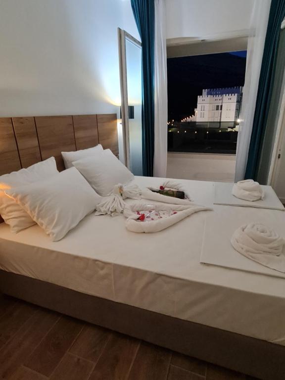 Postel nebo postele na pokoji v ubytování Vila Hercegovka