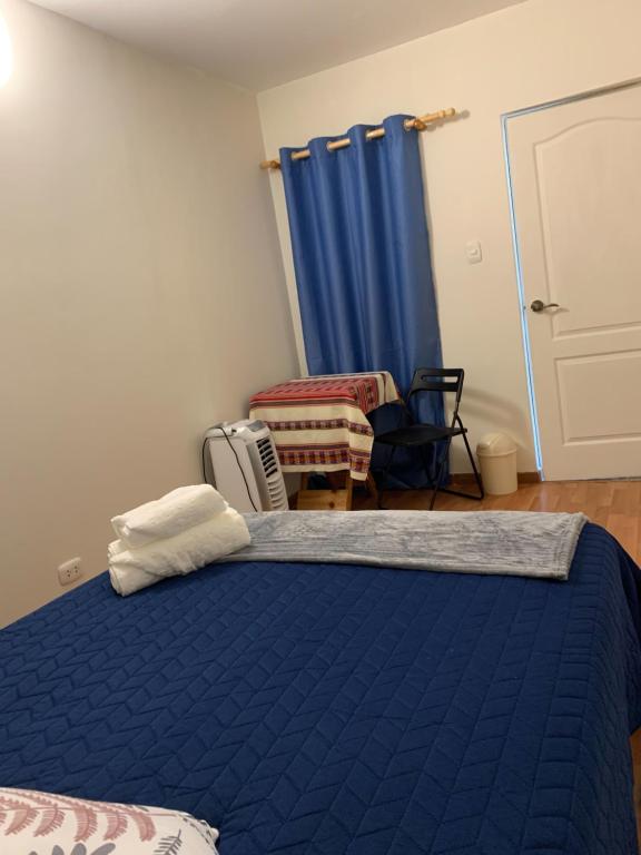 Postel nebo postele na pokoji v ubytování Uli´s house