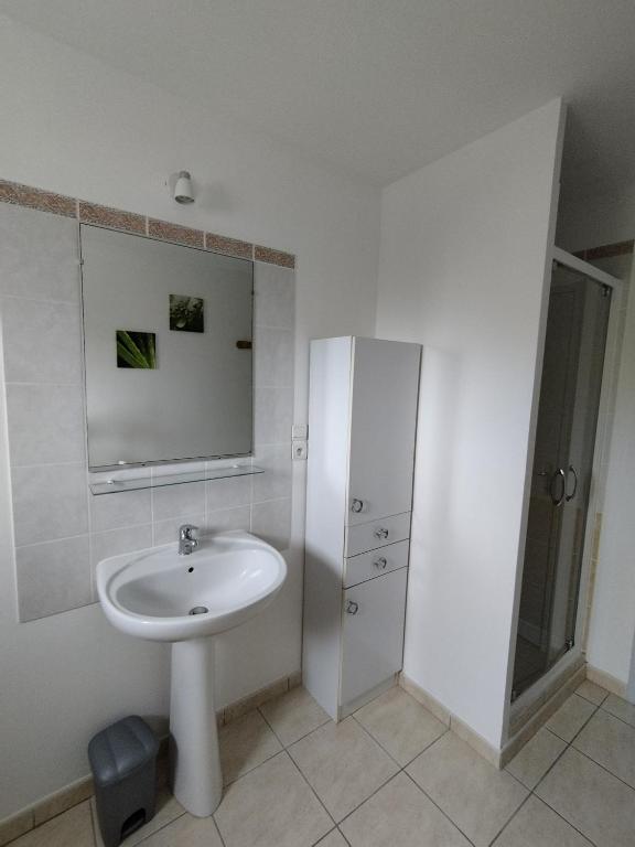 Kúpeľňa v ubytovaní Gîte - Zot Kaz
