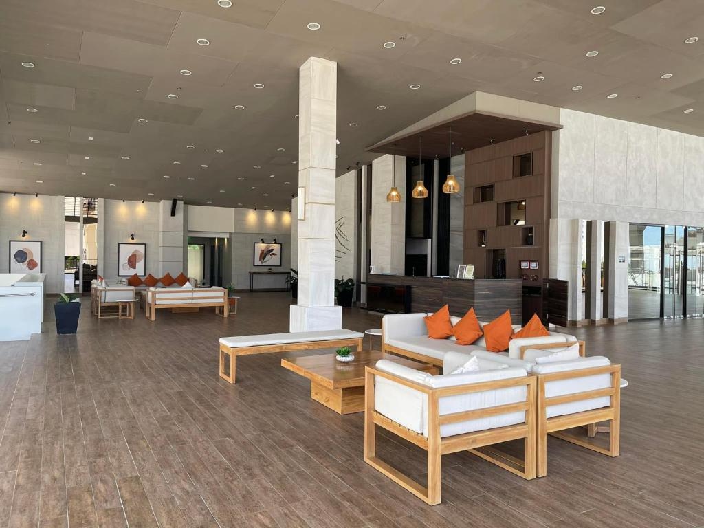 Posezení v ubytování Serin Tagaytay Staycation