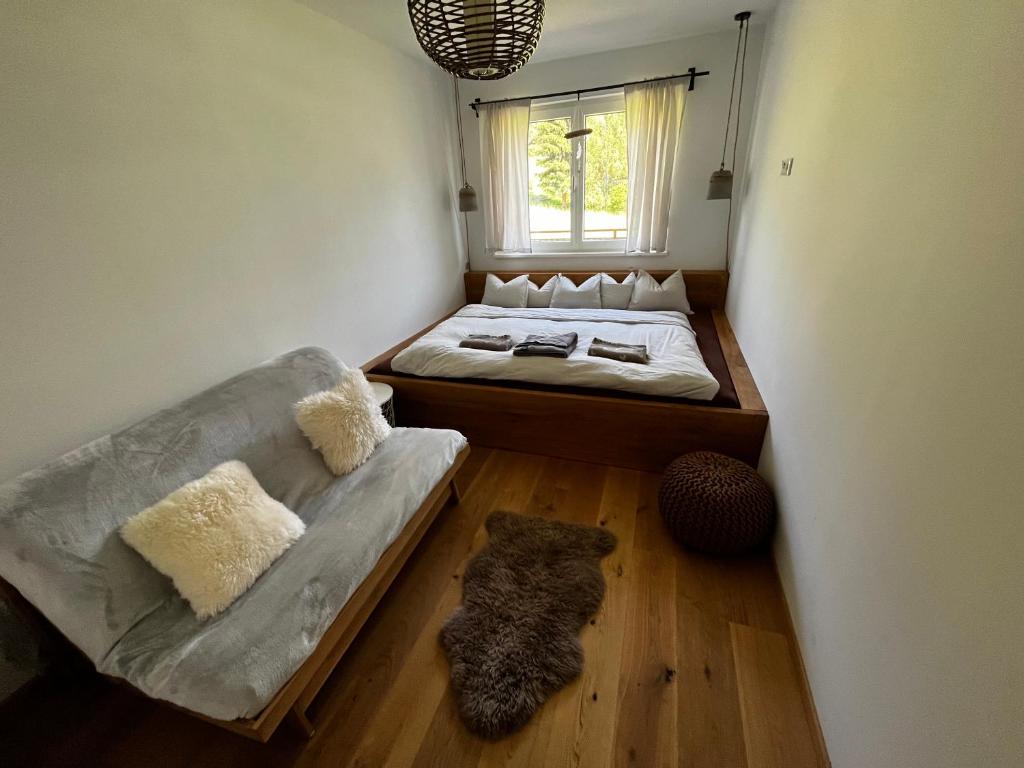 Posteľ alebo postele v izbe v ubytovaní JARA APARTMENT- Ramsau am Dachstein