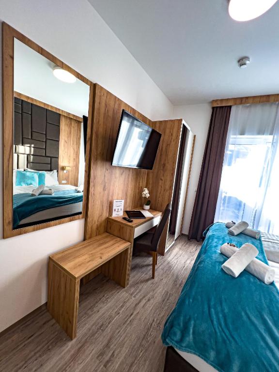 Postel nebo postele na pokoji v ubytování Sylpaulerhof Aparthotel