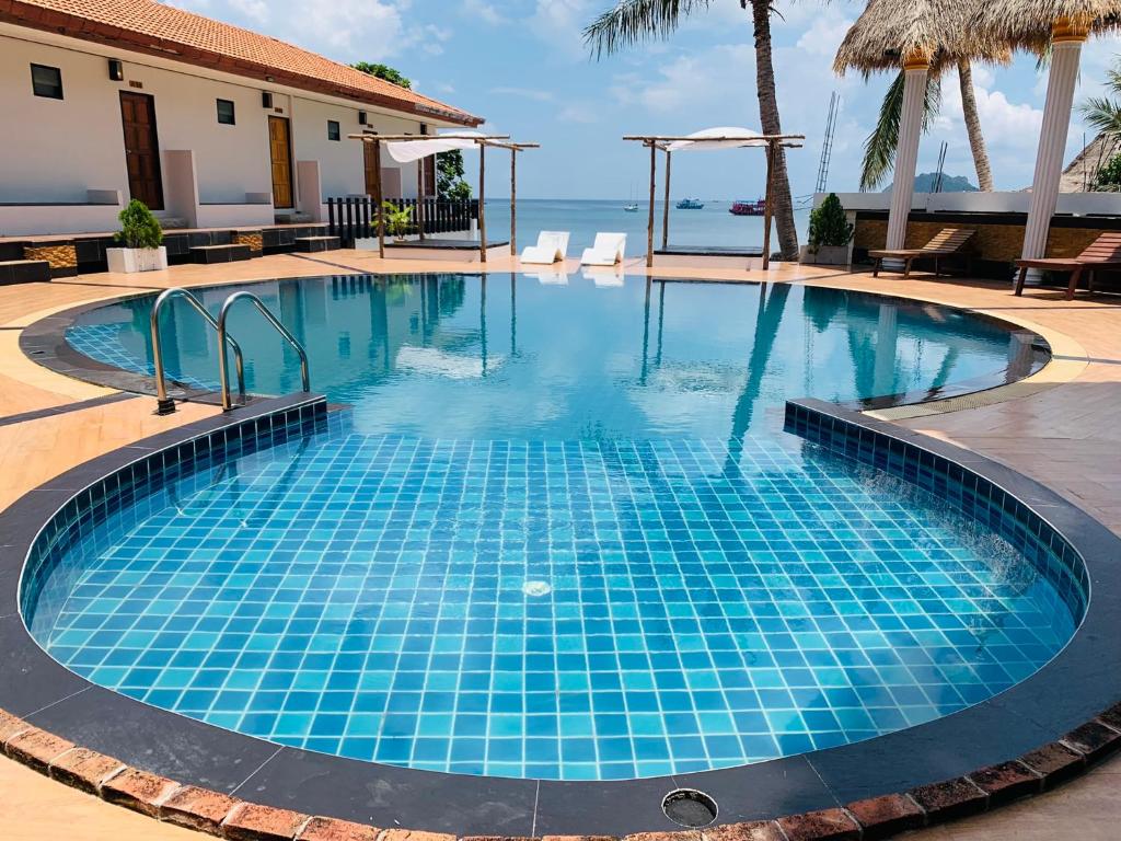 Bazén v ubytování Koh Tao Heritage nebo v jeho okolí