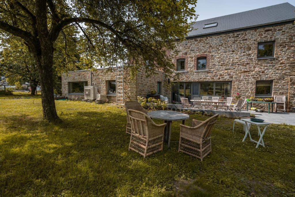 Zahrada ubytování B&B l'Aigrin