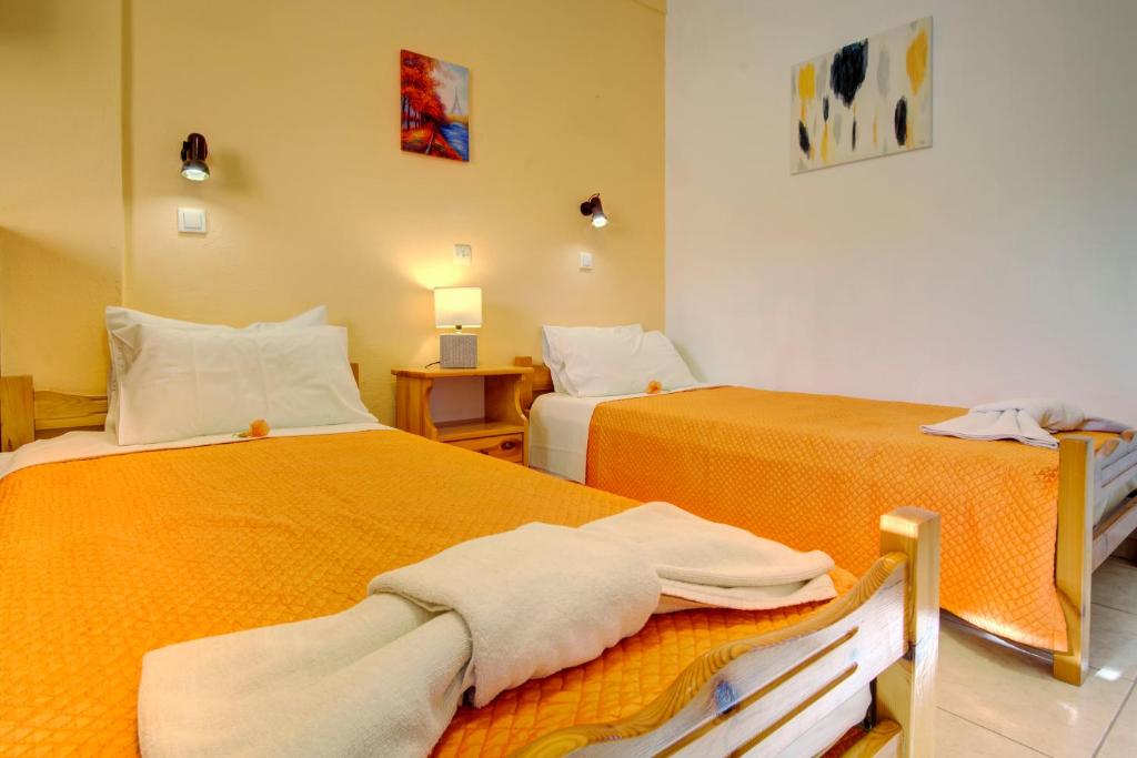 Postel nebo postele na pokoji v ubytování Blue Dream Apartments