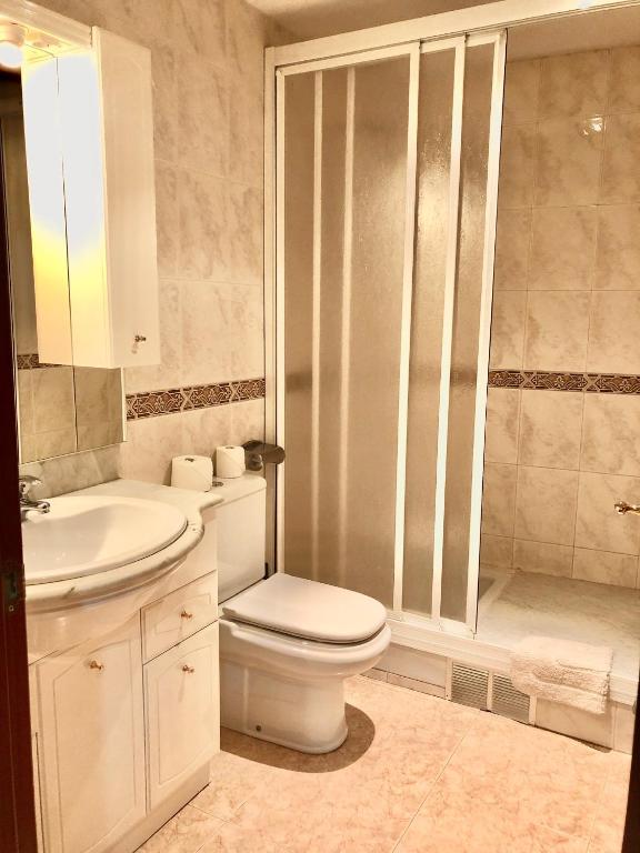 Koupelna v ubytování Casa Nova Regi