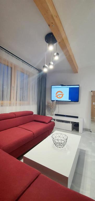 TV a/nebo společenská místnost v ubytování Holiday home Toni & Petar