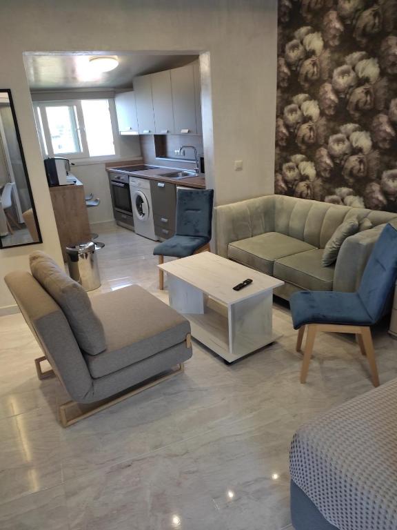 Kuchyňa alebo kuchynka v ubytovaní Sunny Luxury Penthouse