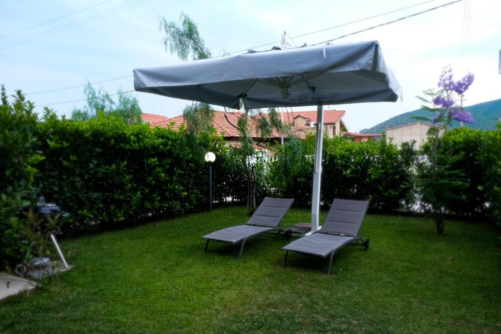 Vonkajšia záhrada v ubytovaní Residence Chanel