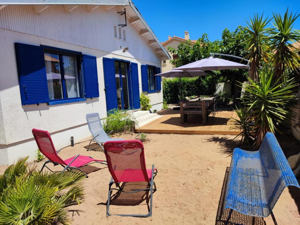 Villa Superbe maison de pêcheur plain piedWIFI 3 chambres 8 couchages 80m de la mer de