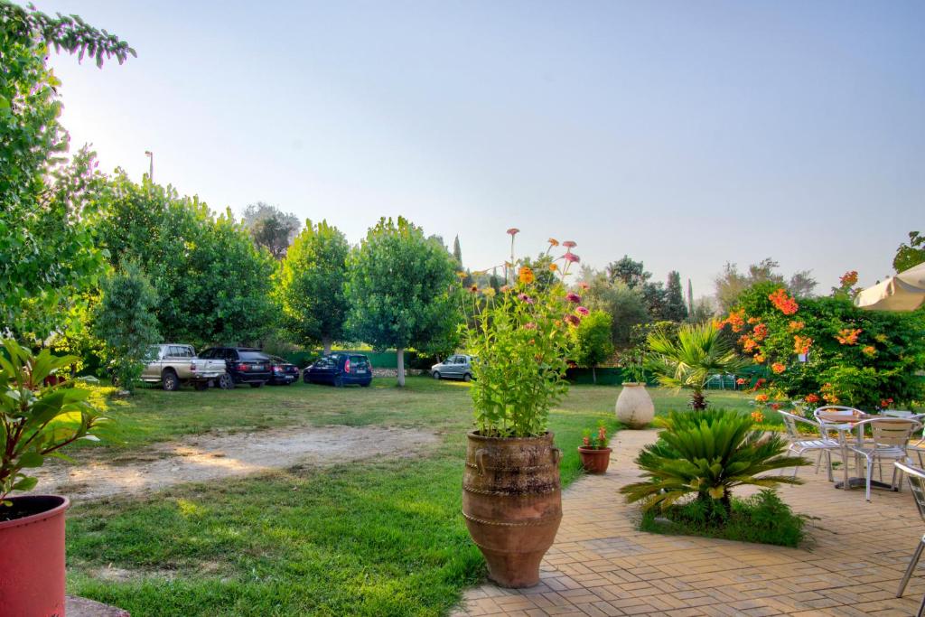 Zahrada ubytování Blue Dream Apartments