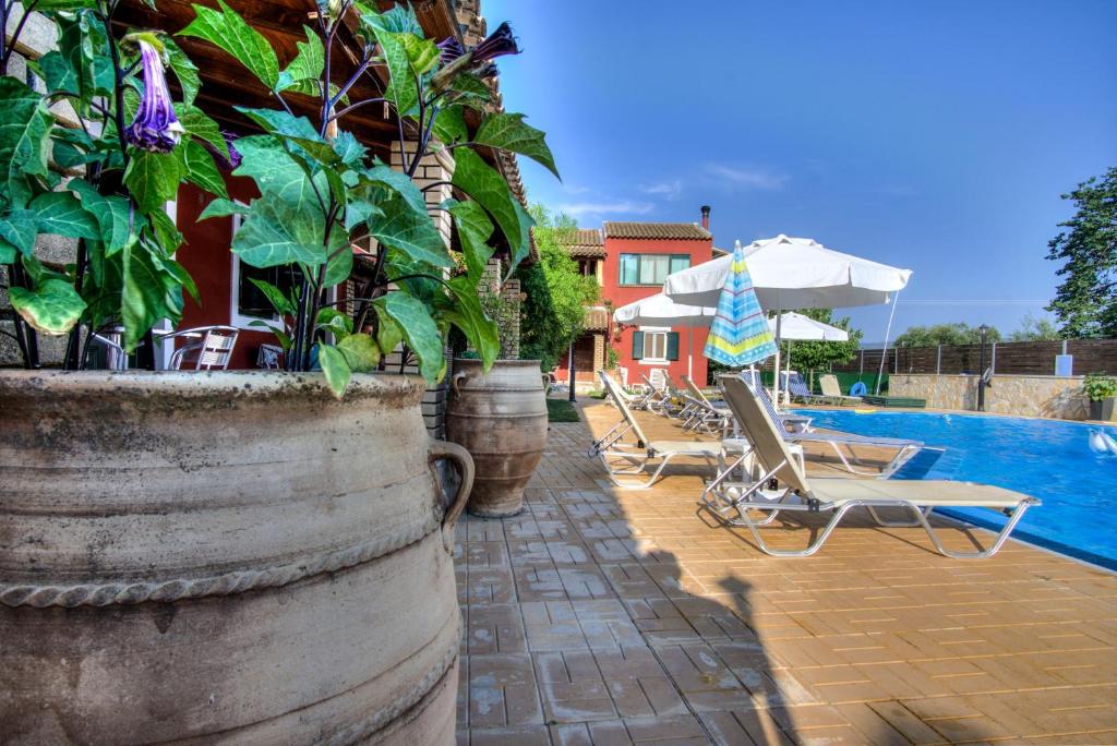 Bazén v ubytování Blue Dream Apartments nebo v jeho okolí
