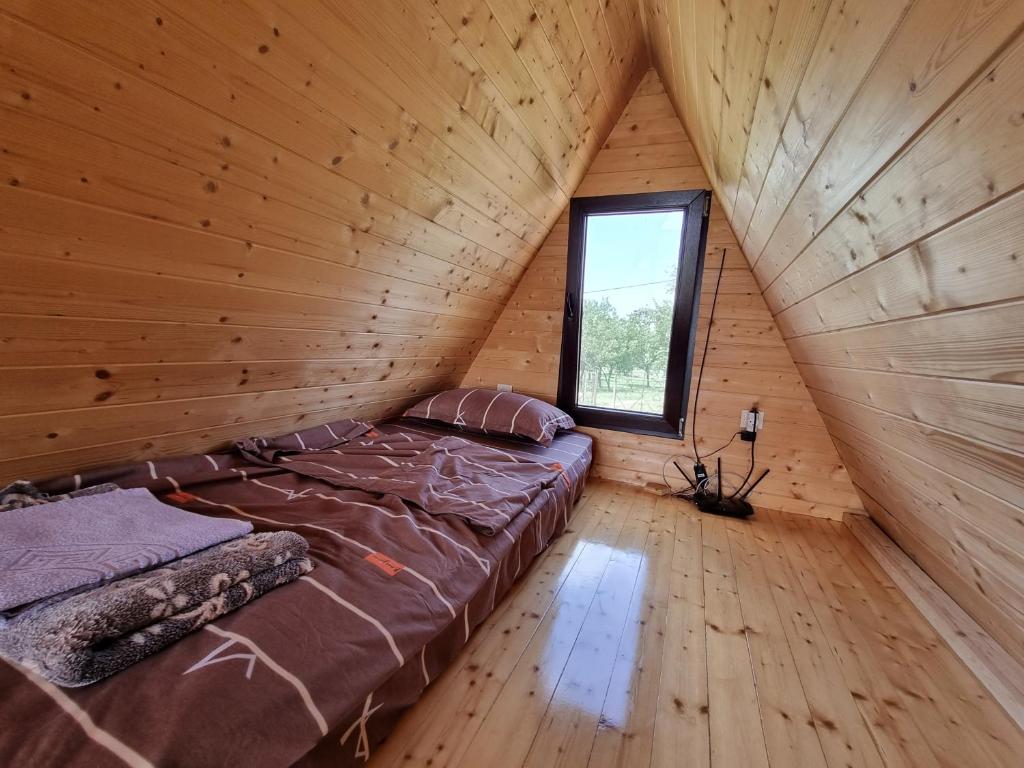 Postel nebo postele na pokoji v ubytování Cottage in Udabno