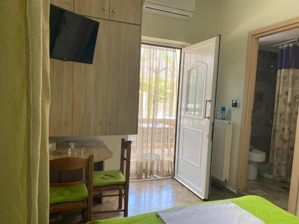 Posteľ alebo postele v izbe v ubytovaní Kissamos Nice Apartment1