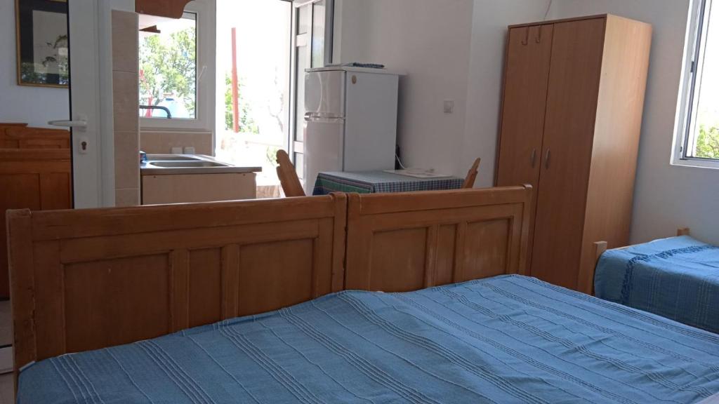Postel nebo postele na pokoji v ubytování Sea view house Zagradje