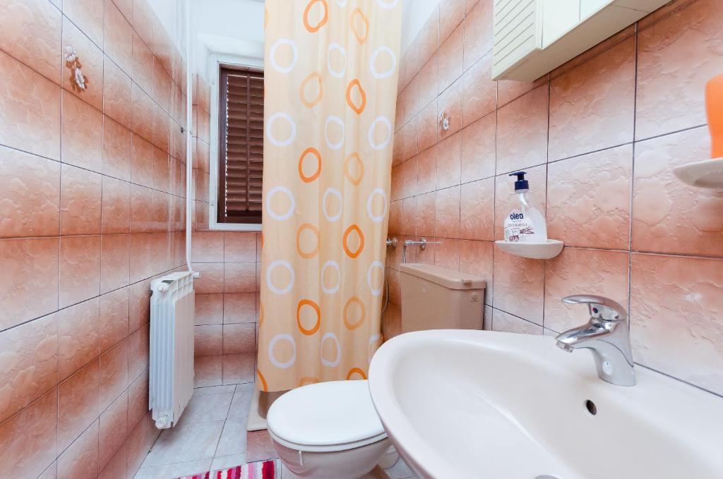 Koupelna v ubytování Apartments VESNA