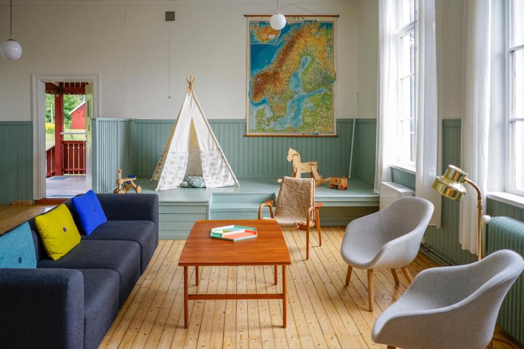 Posezení v ubytování Nordic Refuge B&B