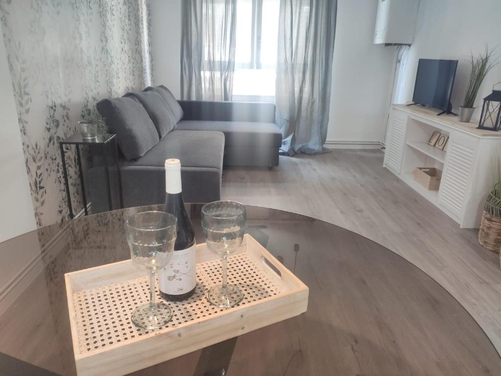 TV a/nebo společenská místnost v ubytování Apartamento Cameros