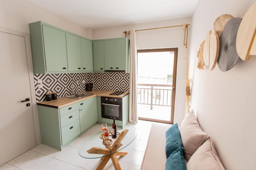 Kuchyň nebo kuchyňský kout v ubytování Casa in Centro