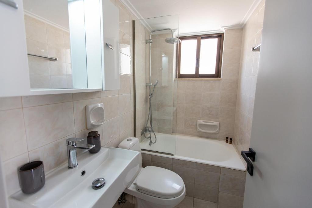 Koupelna v ubytování Casa in Centro